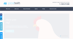 Desktop Screenshot of animalhealthaustralia.com.au